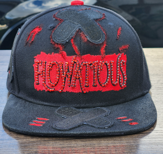 Flowatious™ "Path of Scars" Snapback Limited 1 of 1 w/protective case