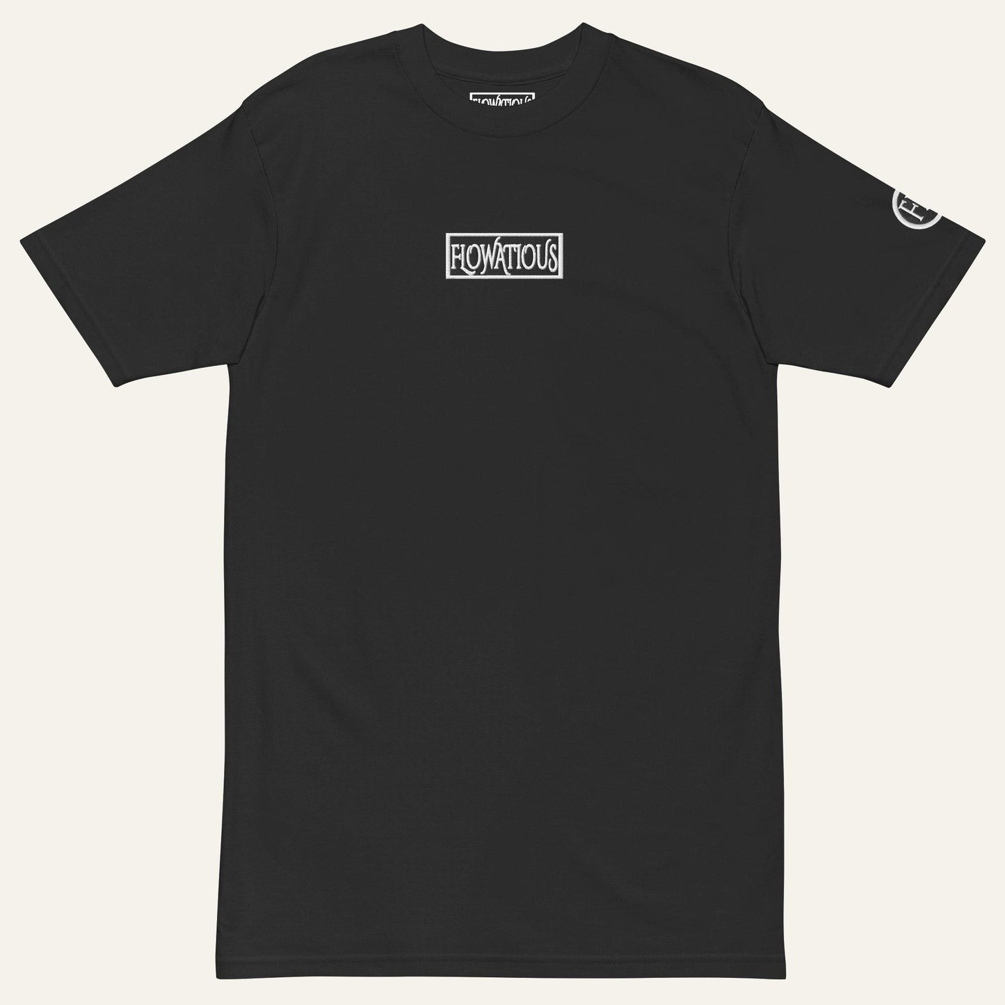 Flowatious Platinum Black Box Heavyweight Tee