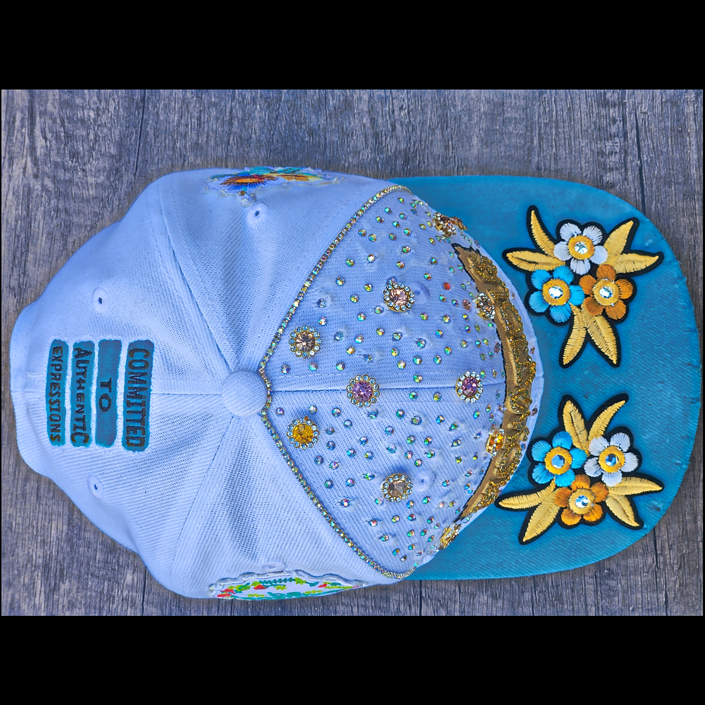 Flowatious™ Bloom of Positivity 1 of 1 Snapback