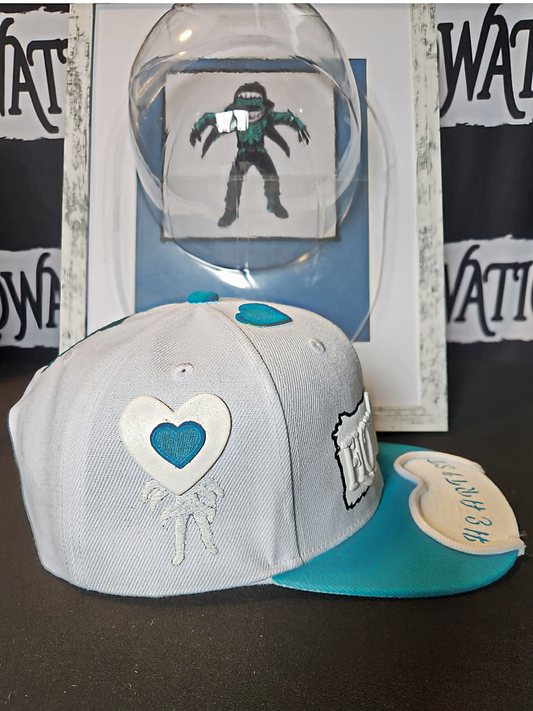 💙 Flowatious™ “Heartist” Snapback – For Those Who Paint Life with Love