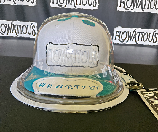 💙 Flowatious™ “Heartist” Snapback – For Those Who Paint Life with Love