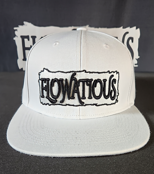 Flowatious™ White Flame Snapback