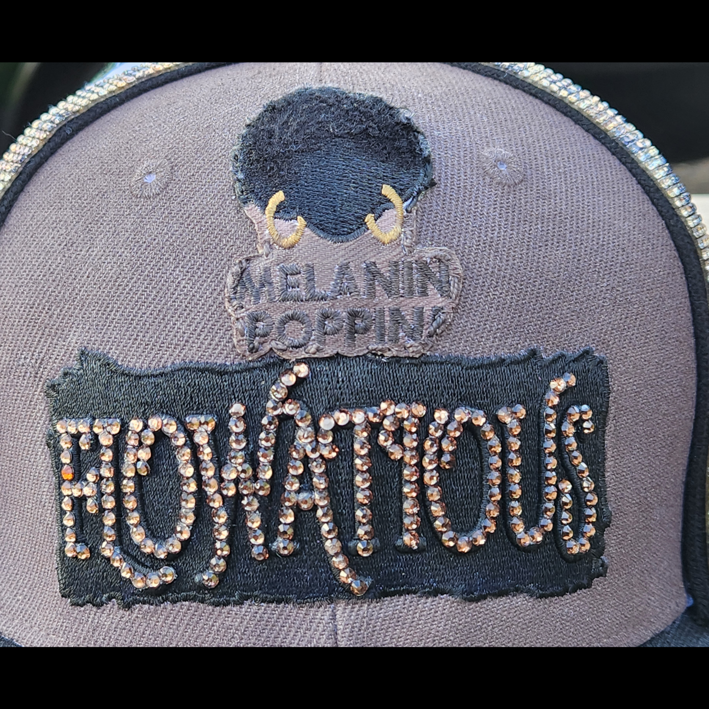 Flowatious™ Melanin Poppin" 1 of 1 Snapback