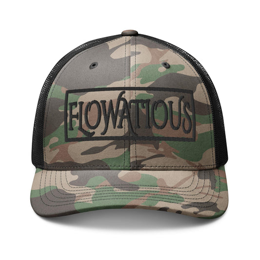Flowatious  Camo/Black Hat