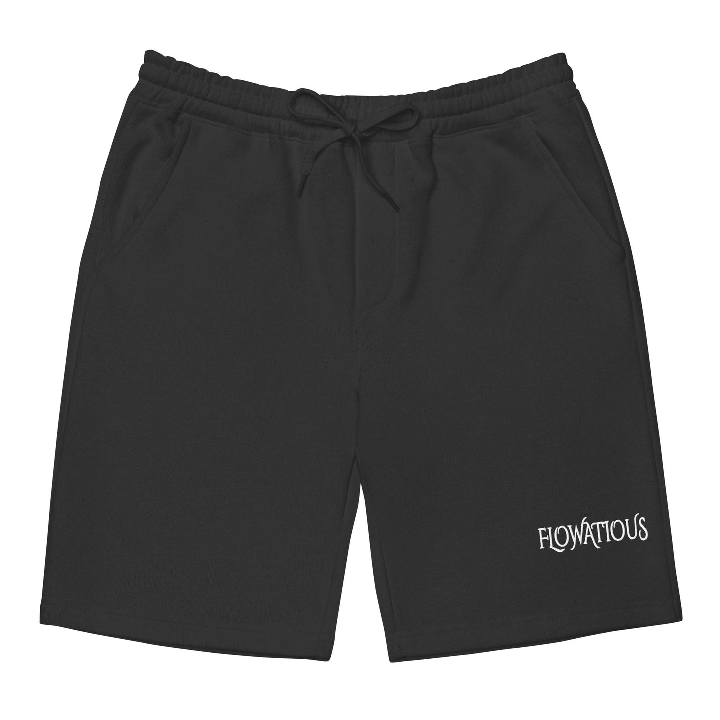 Flowatious™ Men's Black Fleece Shorts