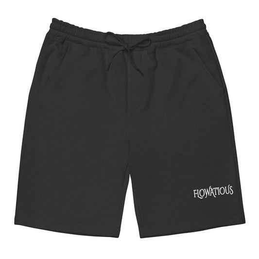 Flowatious™ Men's Black Fleece Shorts